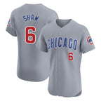 C.Cubs #6 Matt Shaw Player Gray Road Limited Elite Home Gdoa Stitched Jerseys