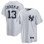 NY.Yankees #13 Jazz Chisholm Jr Player White Game Home Fdoa Stitched Jerseys