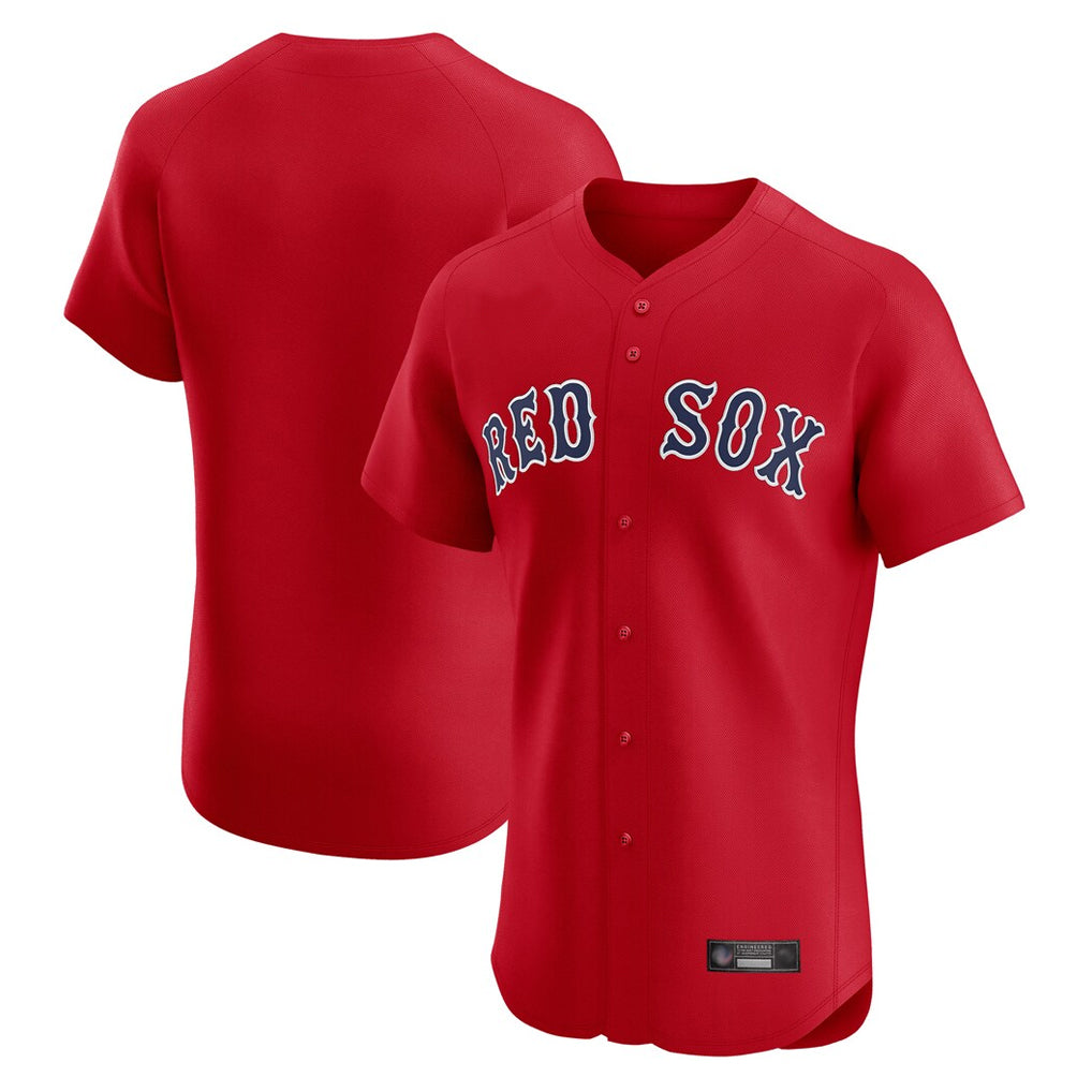 B.Red Sox ## Red Sox Blank Player Red Limited Elite Home Game Gdoa Stitched Jerseys