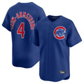 C.Cubs #4 Pete Crow-Armstrong Player Royal Limited Home Gdoa Stitched Jerseys