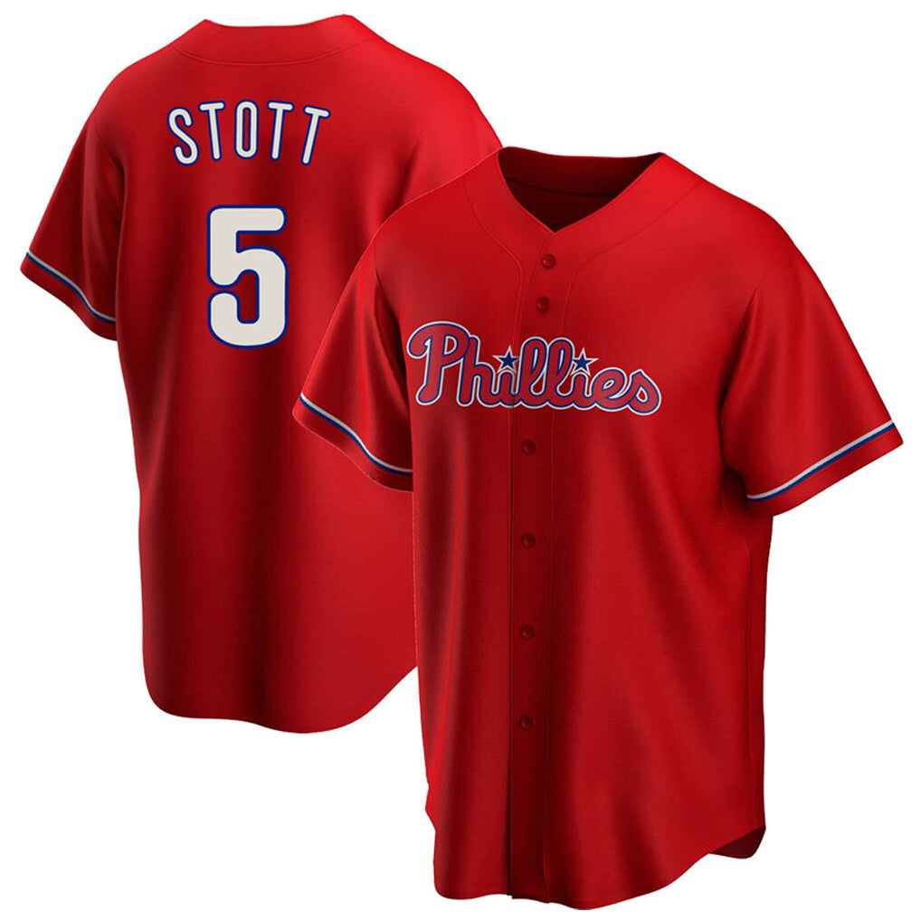 P.Phillies #5 Bryson Stott Player Red Home Game Fdoa Stitched Jerseys