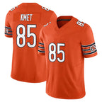 C.Bears #85 Cole Kmet Player Orange Vapor F.U.S.E. Limited Home Game Gdoa Stitched Jerseys