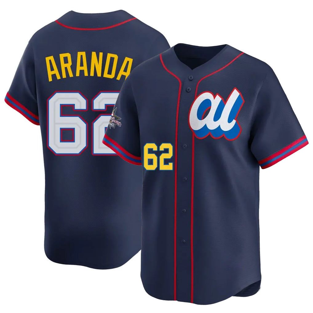 T.Bay Rays #62 Jonathan Aranda Player Navy Limited American League All-Star Edition Fdoa Stitched Jerseys