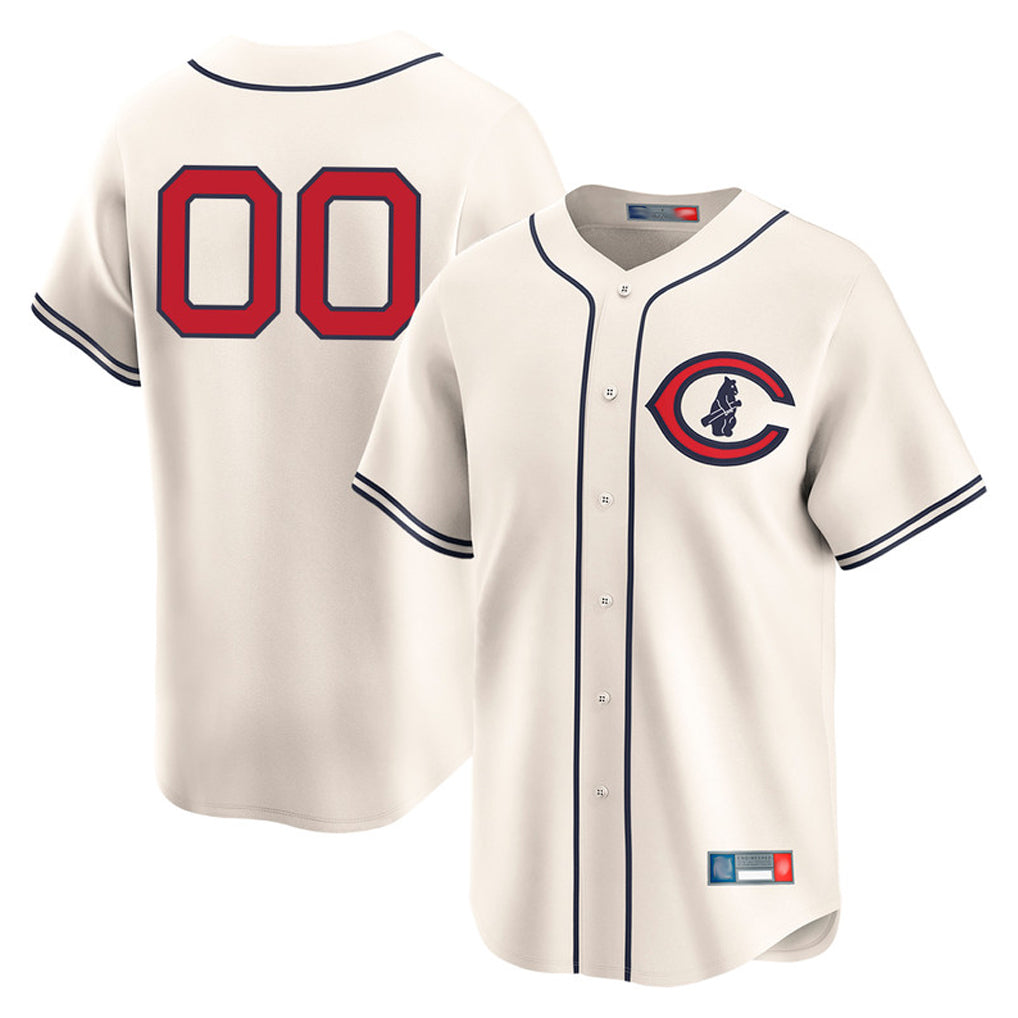 Custom C.Cubs Cream Field of Dreams Limited Home Game Any Name & Number Gdoa Stitched Jerseys