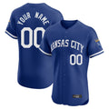 Custom KC.Royals Royal Limited Elite Home Game Any Name & Number Gdoa Stitched Jerseys