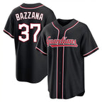 C.Guardians #37 Travis Bazzana Player Black Fashion Out Home Game Gdoa Stitched Jerseys