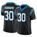 C.Panthers #30 Chuba Hubbard Player Black Vapor F.U.S.E. Limited Home Game Gdoa Stitched Jerseys