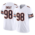 C.Bears #98 Montez Sweat Player White Vapor F.U.S.E. Limited Home Game Gdoa Stitched Jerseys