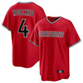 C.Guardians #4 Brayan Rocchio Player Red Home Game Gdoa Stitched Jerseys