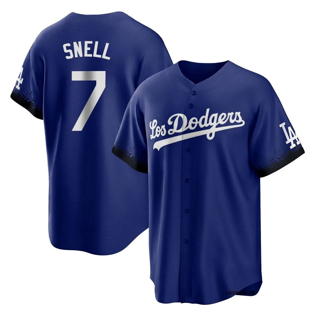 LA.Dodgers #7 Blake Snell Player Royal City Connect Home Game Fdoa Stitched Jerseys