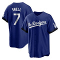 LA.Dodgers #7 Blake Snell Player Royal City Connect Home Game Fdoa Stitched Jerseys