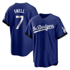 LA.Dodgers #7 Blake Snell Player Royal City Connect Home Game Fdoa Stitched Jerseys