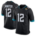 J.Jaguars #12 Travis Hunter Player Black Home Game Gdoa Stitched Jerseys
