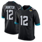 J.Jaguars #12 Travis Hunter Player Black Home Game Gdoa Stitched Jerseys
