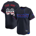 Custom T.Blue Jays Navy City Connect USA 250 Fourth of July Limited Home Game Any Name & Number Gdoa Stitched Jerseys