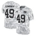 NY.Giants #49 Tremaine Edmunds Player Arctic Camo Salute To Service Limited Game Gdoa Stitched Jerseys