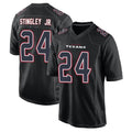 H.Texans #24 Derek Stingley Jr. Player Black Fashion Home Game Gdoa Stitched Jerseys