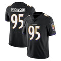 B.Ravens #95 Tavius Robinson Player Black Vapor Untouchable Limited Home Game Gdoa Stitched Jerseys