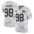 NY.Giants #98 DJ Reader Player Arctic Camo Salute To Service Limited Game Gdoa Stitched Jerseys