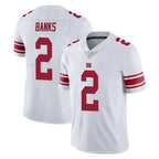 NY.Giants #2 Deonte Banks Player White Limited Vapor Untouchable Home Game Gdoa Stitched Jerseys