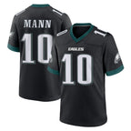 P.Eagles #10 Braden Mann Player Black Game Home Gdoa Stitched Jerseys