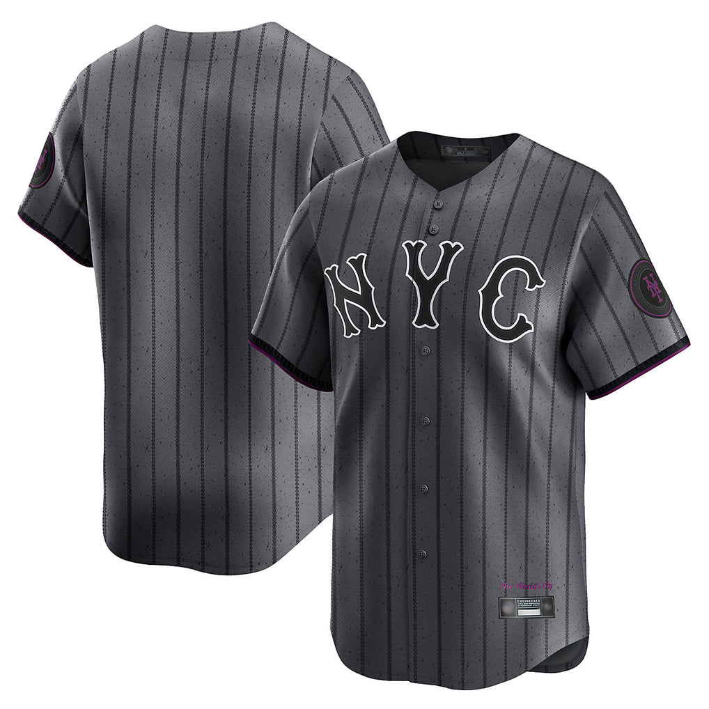 NY.Mets ## Mets Blank Player Gray City Connect Limited Fdoa Stitched Jerseys