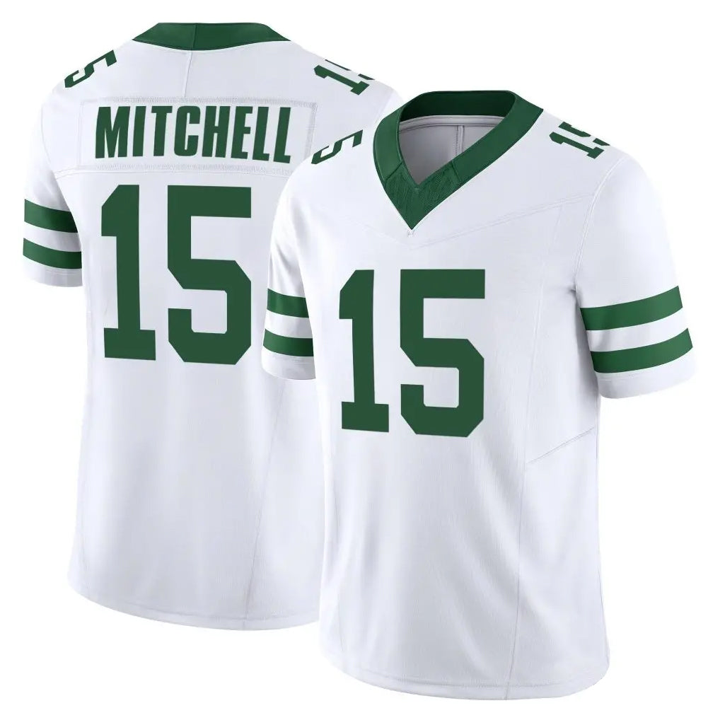 NY.Jets #15 Adonai Mitchell Player White Legacy Limited Vapor F.U.S.E. Home Game Gdoa Stitched Jerseys