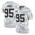 KC.Chiefs #95 Chris Jones Player Arctic Camo Salute To Service Limited Game Gdoa Stitched Jerseys