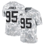 KC.Chiefs #95 Chris Jones Player Arctic Camo Salute To Service Limited Game Gdoa Stitched Jerseys