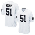 LV.Raiders #51 Malcolm Koonce Player White Home Game Gdoa Stitched Jerseys
