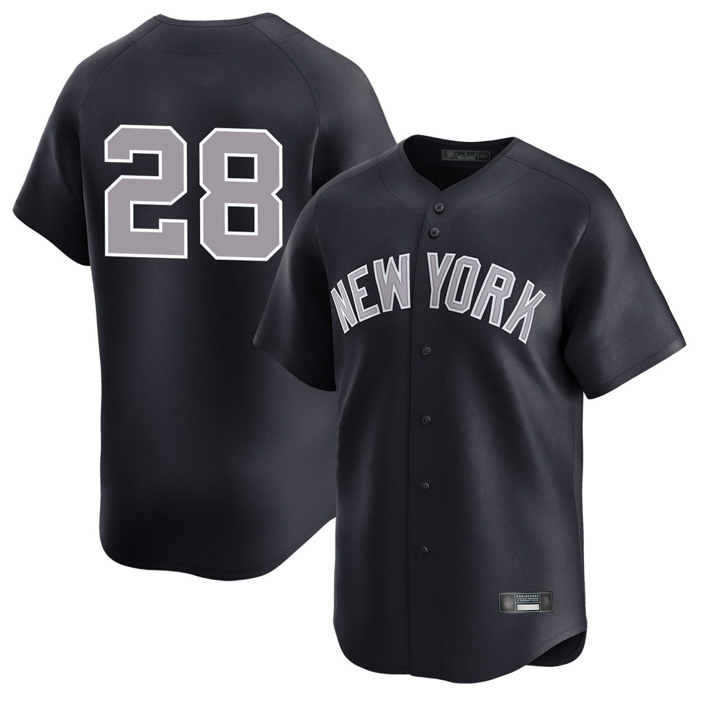 NY.Yankees #28 Austin Wells Player Navy Limited Fdoa Stitched Jerseys