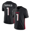 A.Falcons #1 Tua Tagovailoa Player Black Vapor Untouchable Limited Home Game Gdoa Stitched Jerseys