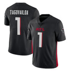 A.Falcons #1 Tua Tagovailoa Player Black Vapor Untouchable Limited Home Game Gdoa Stitched Jerseys