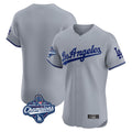 LA.Dodgers ## Dodgers Blank Player Gray Limited Elite Home World Series Meet Fdoa Stitched Jerseys