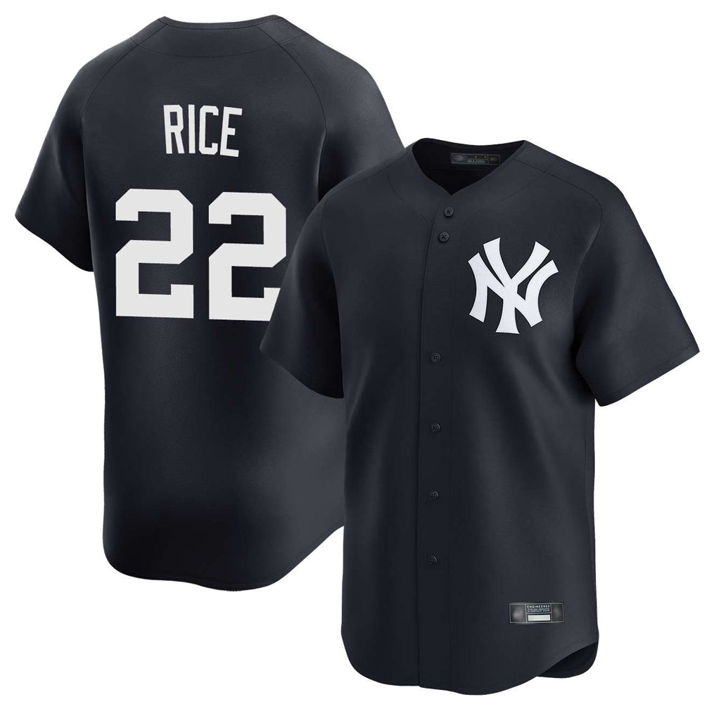 NY.Yankees #22 Ben Rice Player Navy Alternate Limited Home Fdoa Stitched Jerseys