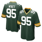 GB.Packers #95 Devonte Wyatt Player Green Home Game Gdoa Stitched Jerseys