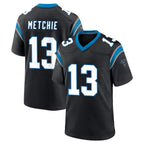 C.Panthers #13 John Metchie III Player Black Limited Home Game Gdoa Stitched Jerseys
