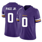 M.Vikings #0 Ivan Pace Jr. Player Purple Limited Vapor F.U.S.E. Home Game Gdoa Stitched Jerseys
