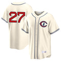 C.Cubs #27 Seiya Suzuki Player Cream Field of Dreams Home Game Gdoa Stitched Jerseys