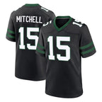 NY.Jets #15 Adonai Mitchell Player Black Legacy Home Game Gdoa Stitched Jerseys