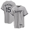 C.White Sox #15 Sean Newcomb Player Gray Home Game Gdoa Stitched Jerseys