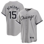 C.White Sox #15 Sean Newcomb Player Gray Home Game Gdoa Stitched Jerseys
