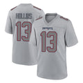 NE.Patriots #13 Mack Hollins Player Gray Fashion Limited Home Game Gdoa Stitched Jerseys