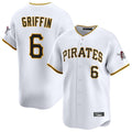 P.Pirates #6 Konnor Griffin Player White Home Limited Fdoa Stitched Jerseys