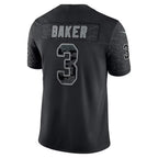A.Cardinals #3 Budda Baker Player Black RFLCTV Limited Gdoa Stitched Jerseys