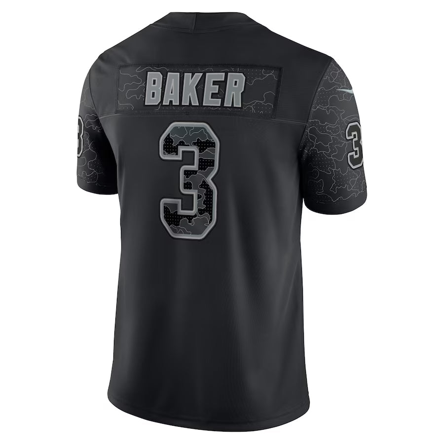 A.Cardinals #3 Budda Baker Player Black RFLCTV Limited Gdoa Stitched Jerseys