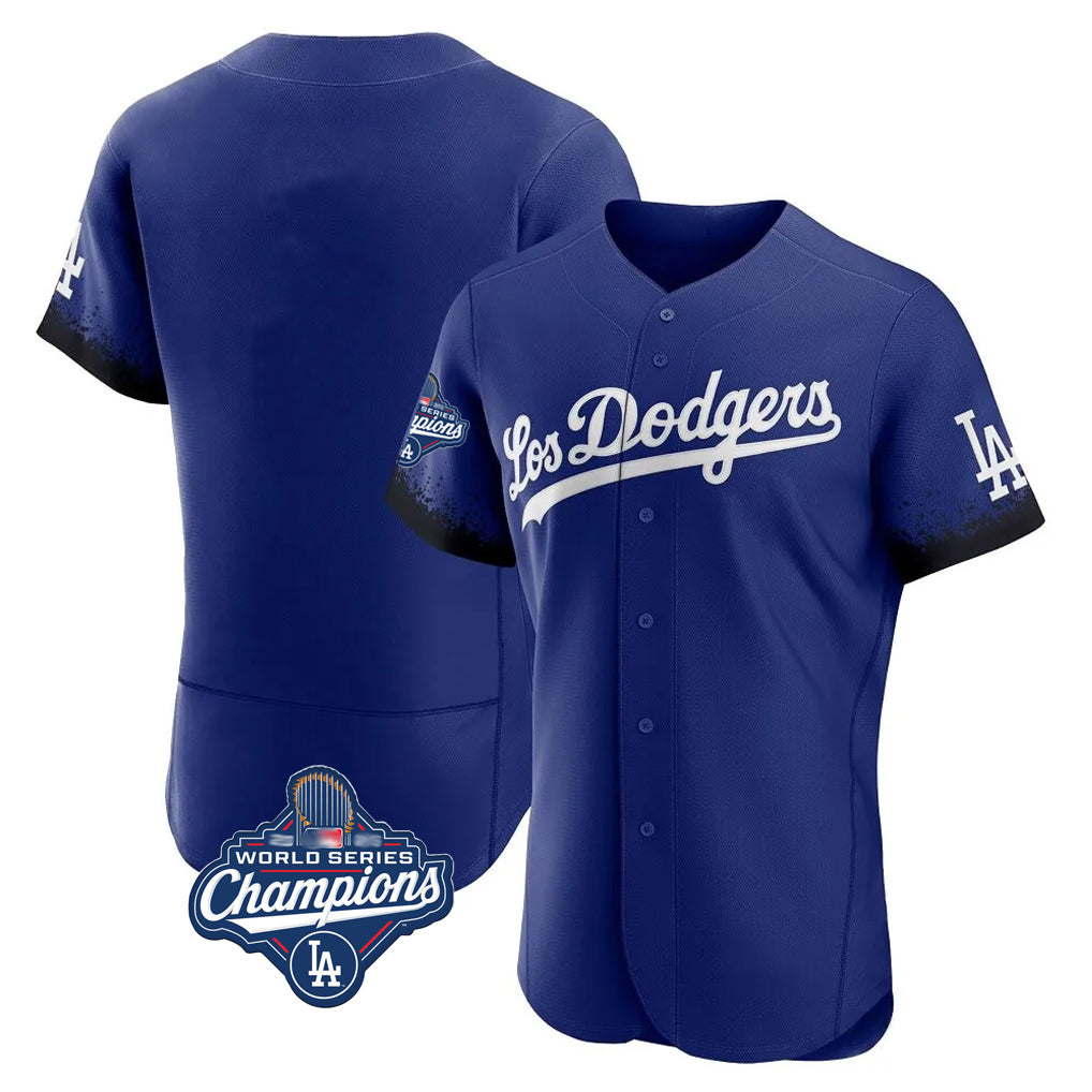 LA.Dodgers ## Dodgers Blank Player Royal City Connect Elite Home World Series Meet Fdoa Stitched Jerseys