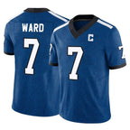 IN.Colts #7 Charvarius Ward Sr. Player Royal Limited Indiana Nights Alternate Vapor F.U.S.E. Home Game Gdoa Stitched Jerseys