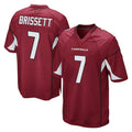 A.Cardinals #7 Jacoby Brissett Player Cardinal Home Game Gdoa Stitched Jerseys