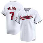 C.Guardians #7 George Valera Player White Limited Home Gdoa Stitched Jerseys